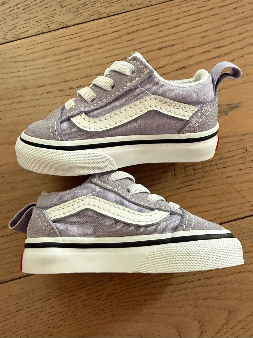 Vans Old Skool V Lavender Lilac Toddler Sneakers Size 2.5